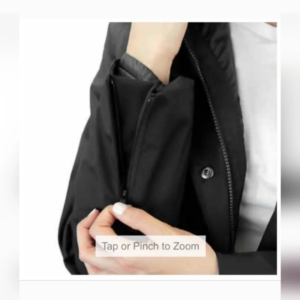 Kirkland Signature Ladies 3-In-1 Parka, Black (2X) - Picture 5 of 6